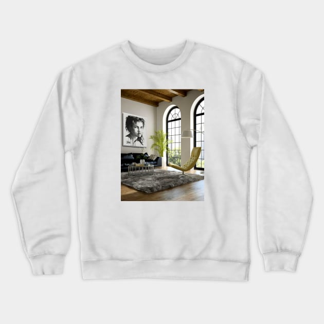 The Quite Sublime Room Crewneck Sweatshirt by Loui Jover 